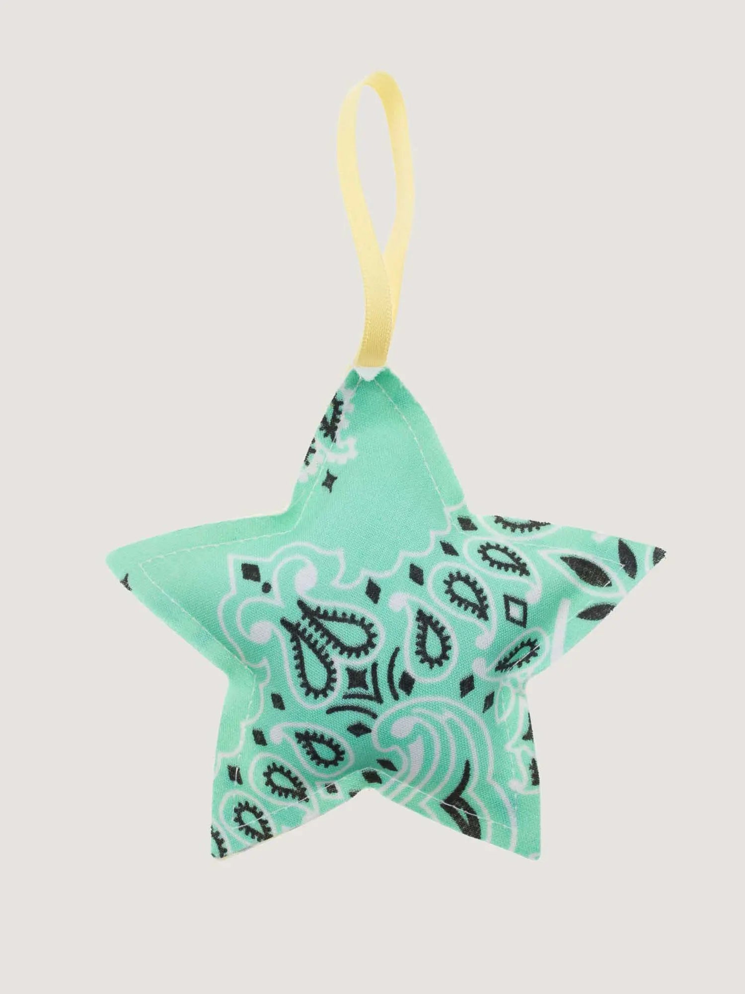 Christmas bauble - STAR - Mint / Pale Yellow