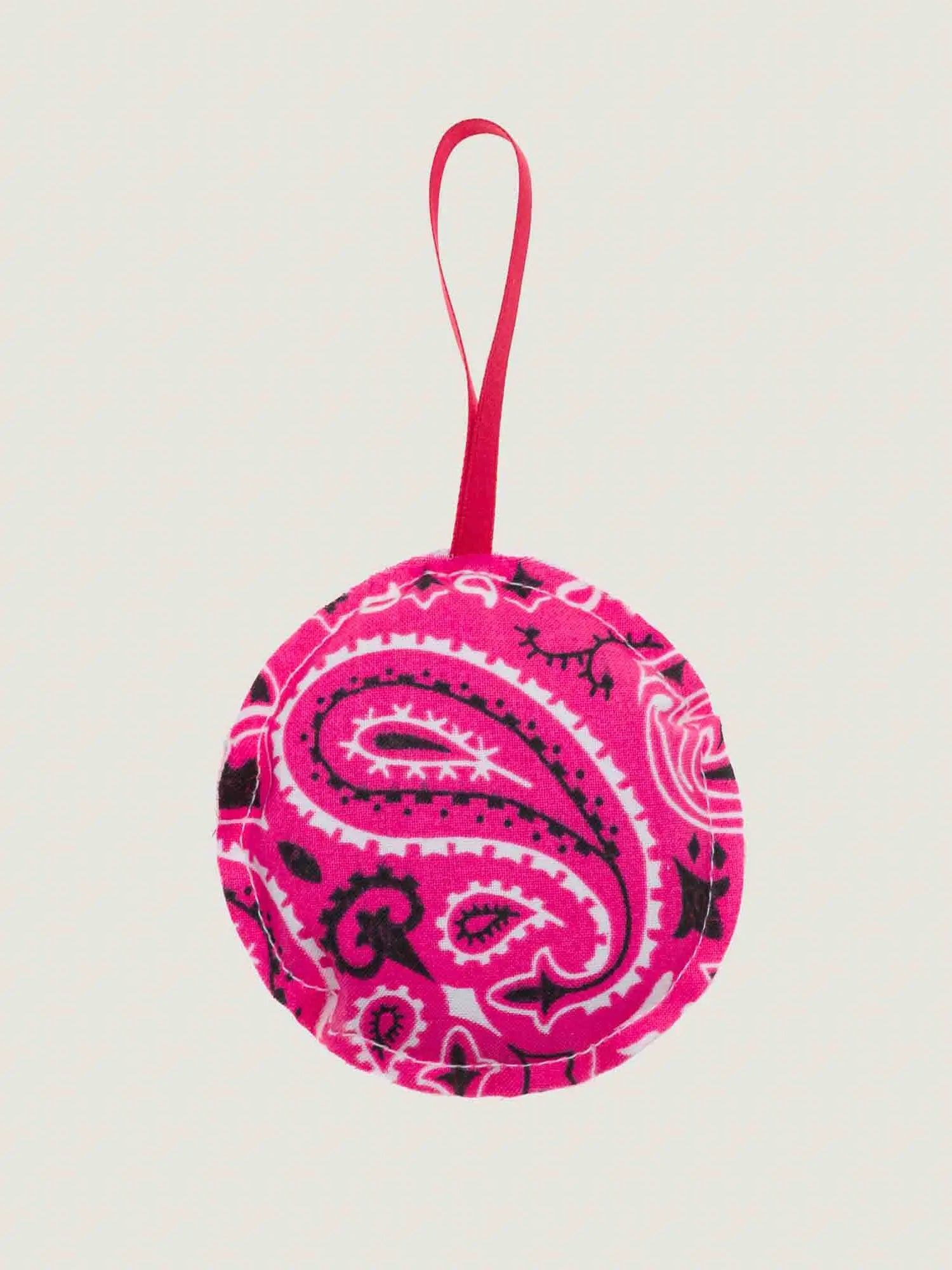 Christmas bauble - ROUND - Fuschia / Strawberry