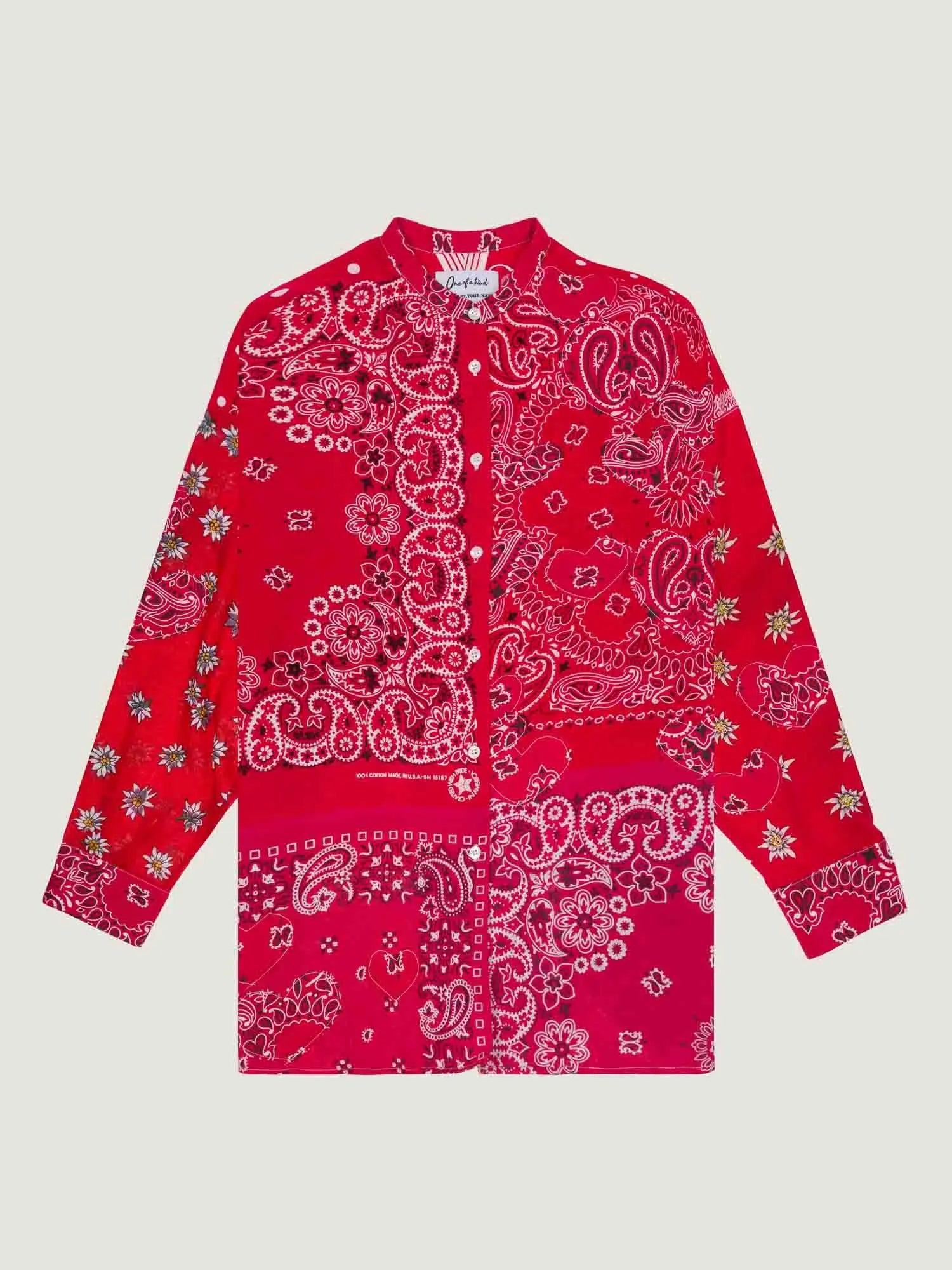 Chemise unisexe 11 - All Red - Taille M