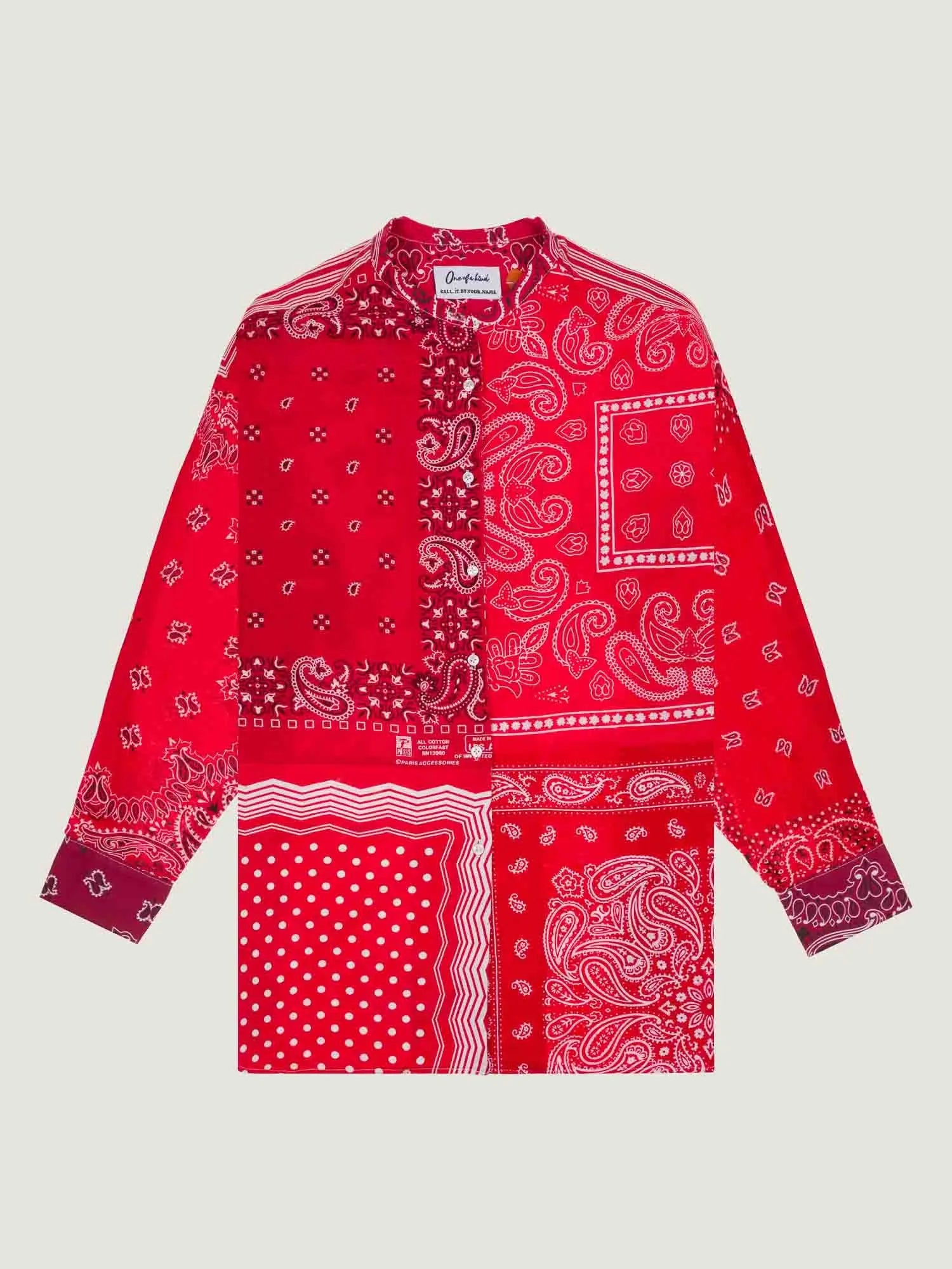 Chemise unisexe 12 - All Red - Taille L