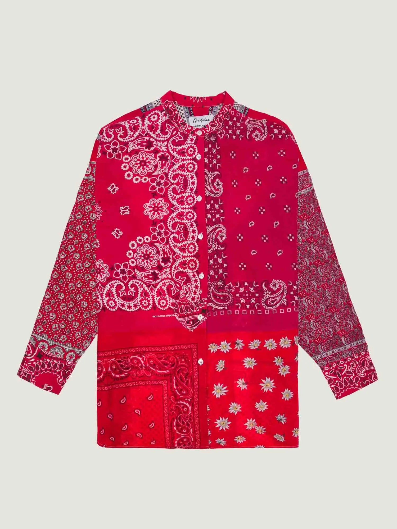 Chemise unisexe 15 - All Red - Taille L