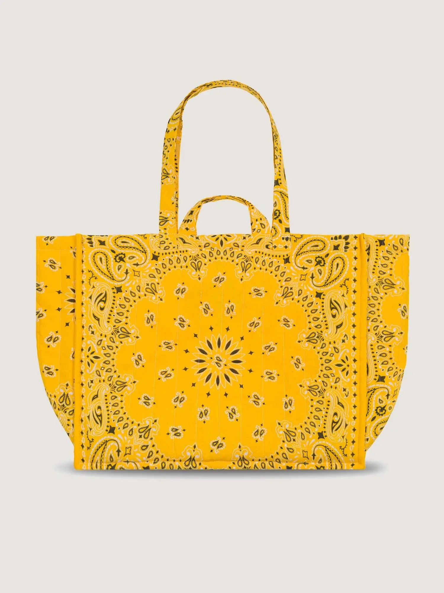 Maxi Cabas Matelassé - All Gold Yellow