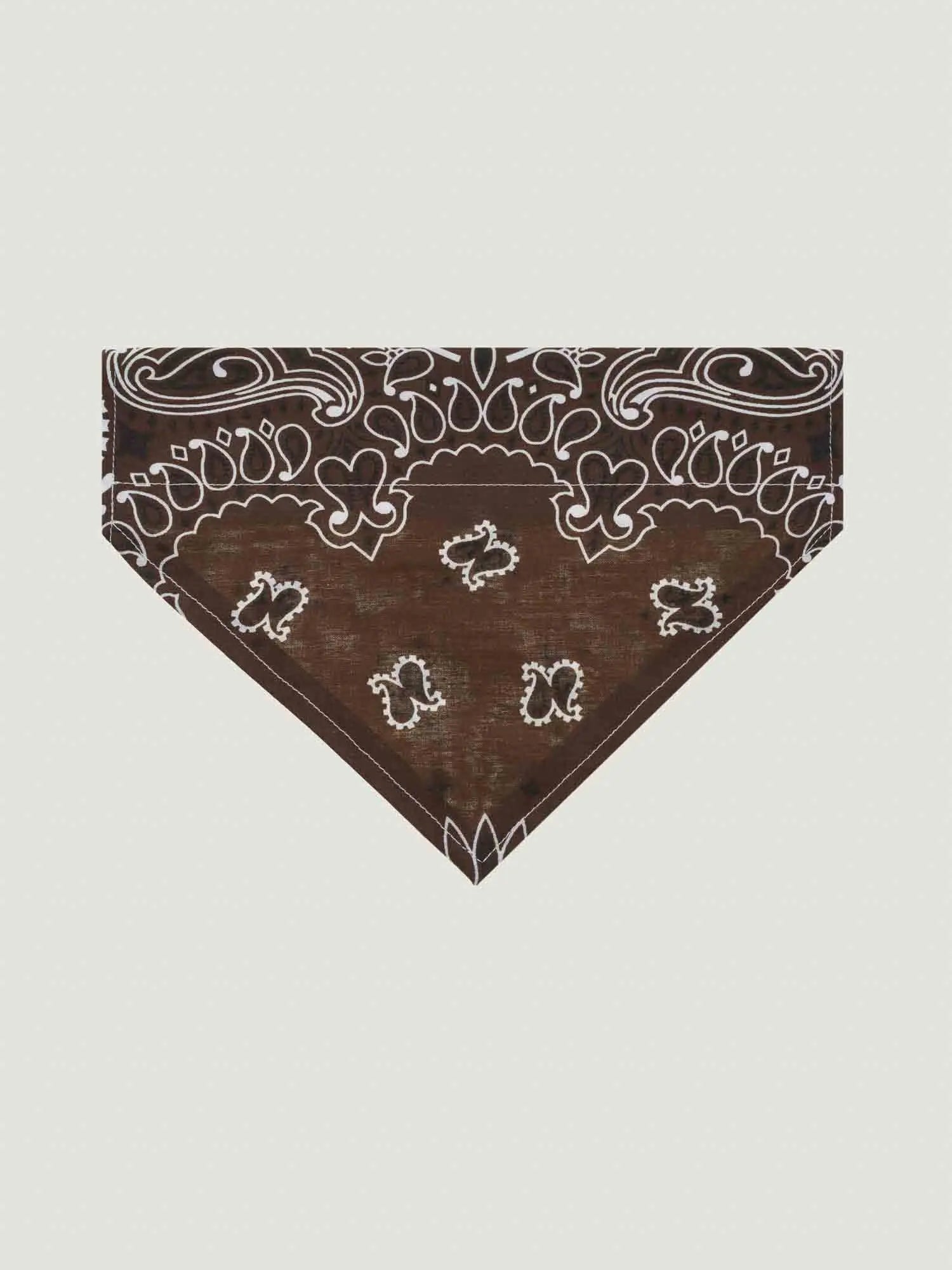 Bandana collier chien - Marron / Beige - Taille M