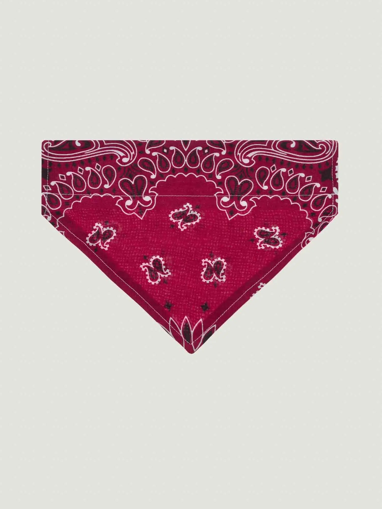 Bandana collier chien - Bordeaux / Fuschia - Taille M