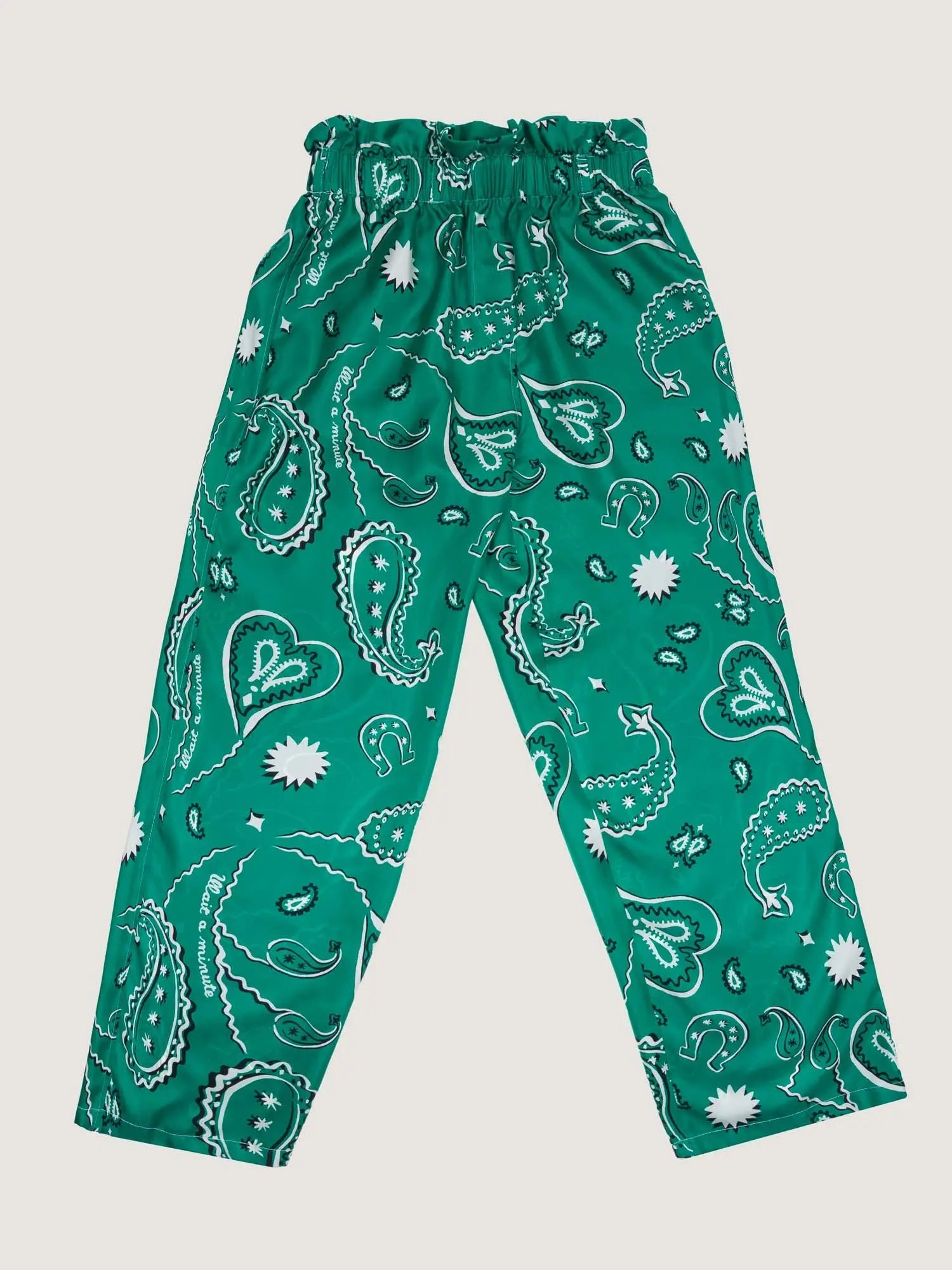 Pantalon en Soie - HOWDY - Malachite Green