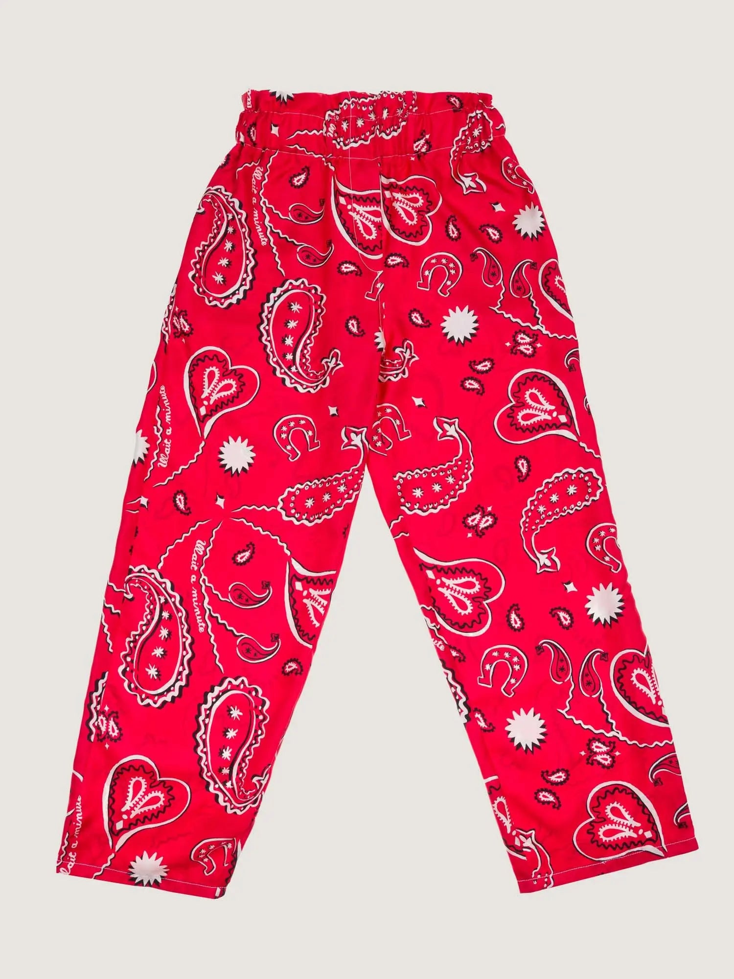 Pantalon en Soie - HOWDY - Rouge