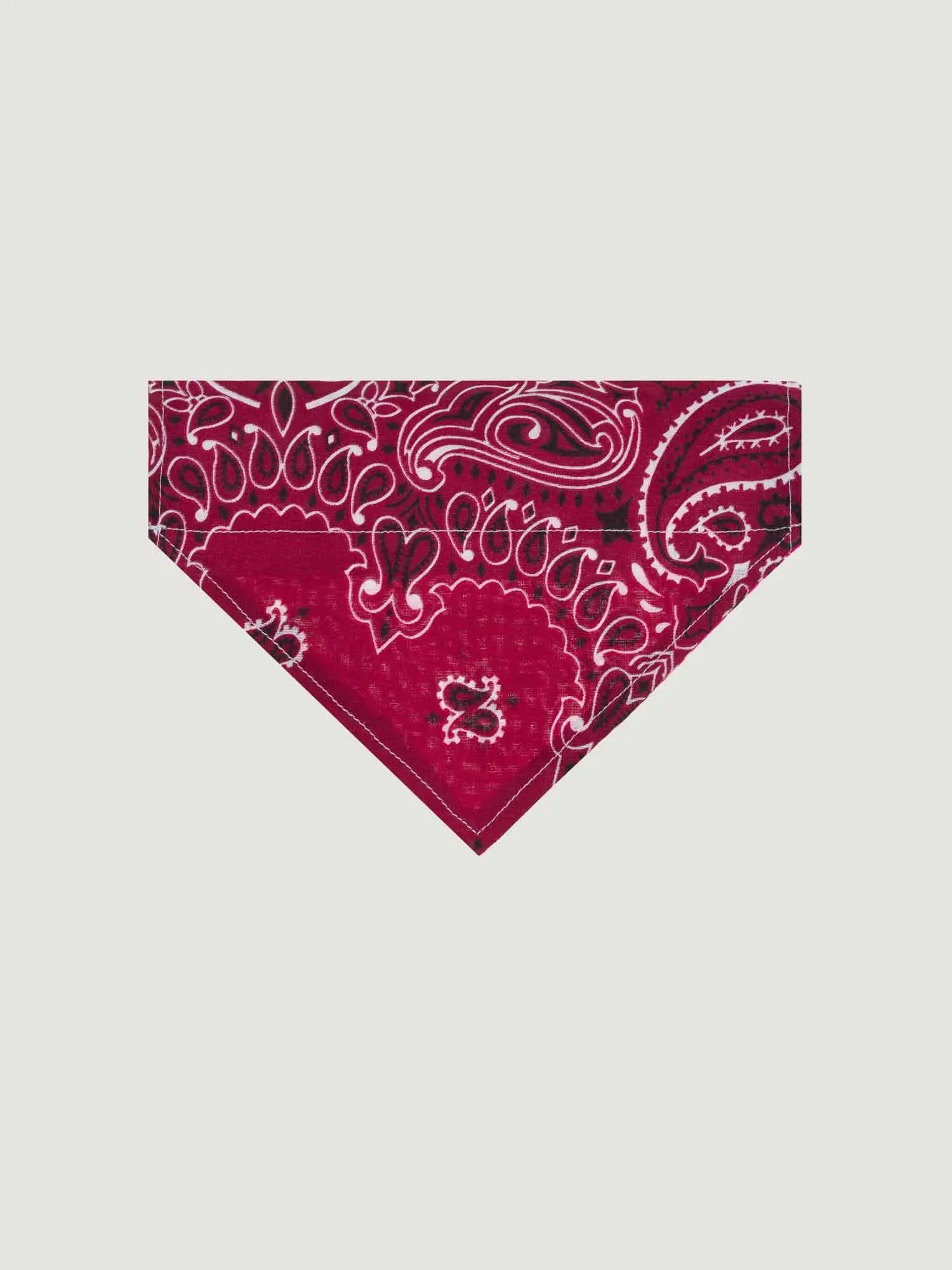 Petit bandana collier chien - Bordeaux / Fuschia - Taille S