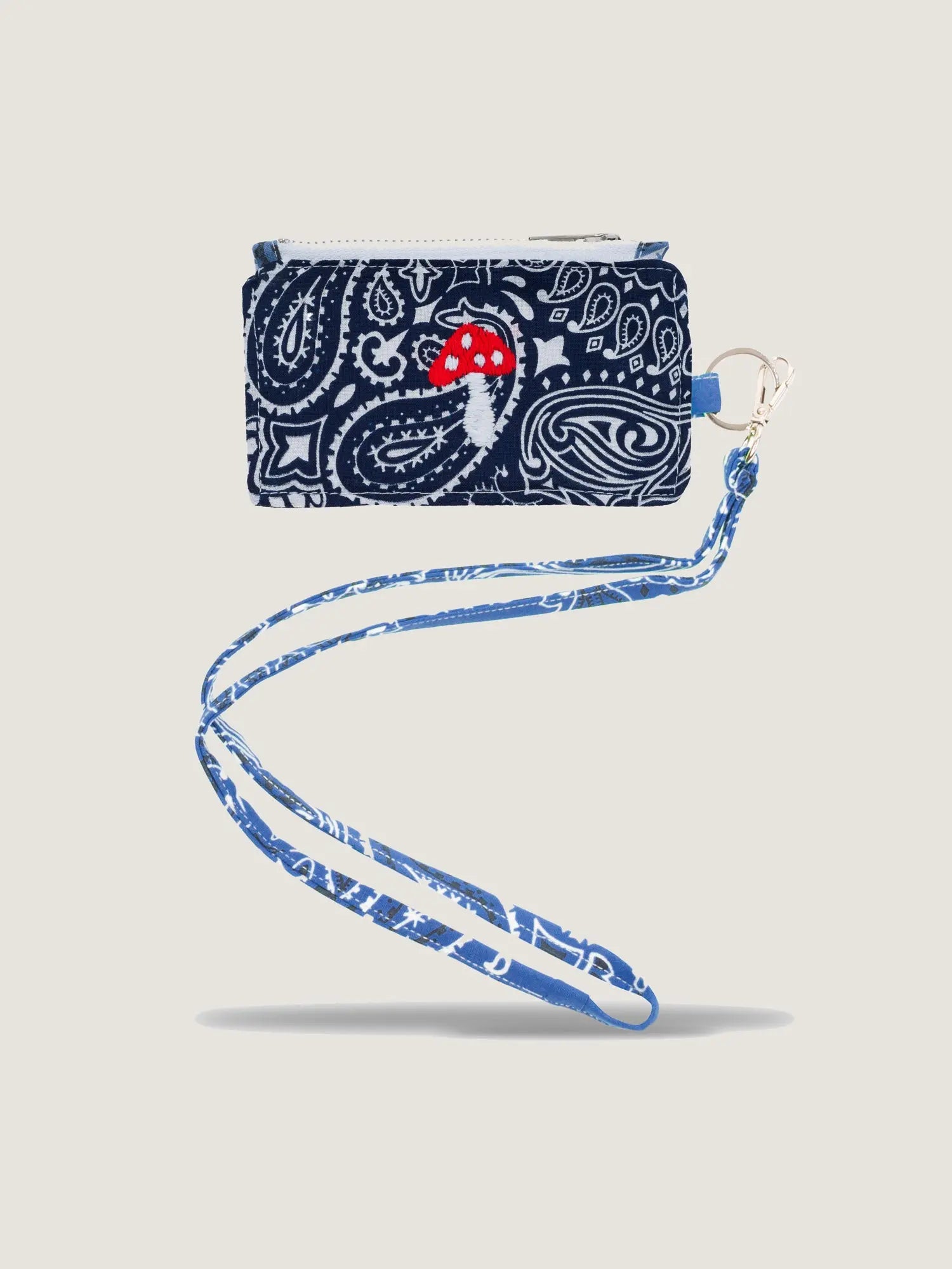 Card Holder - MUSHROOM - Navy / Chambray