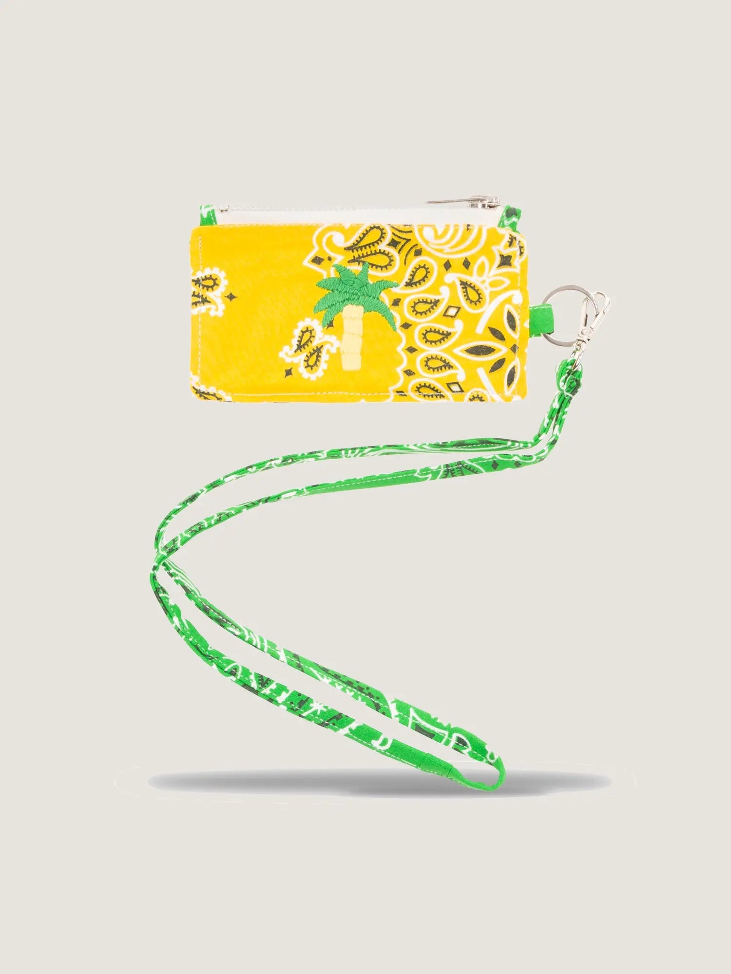 Card Holder - PALM - Gold Yellow / Grass Green
