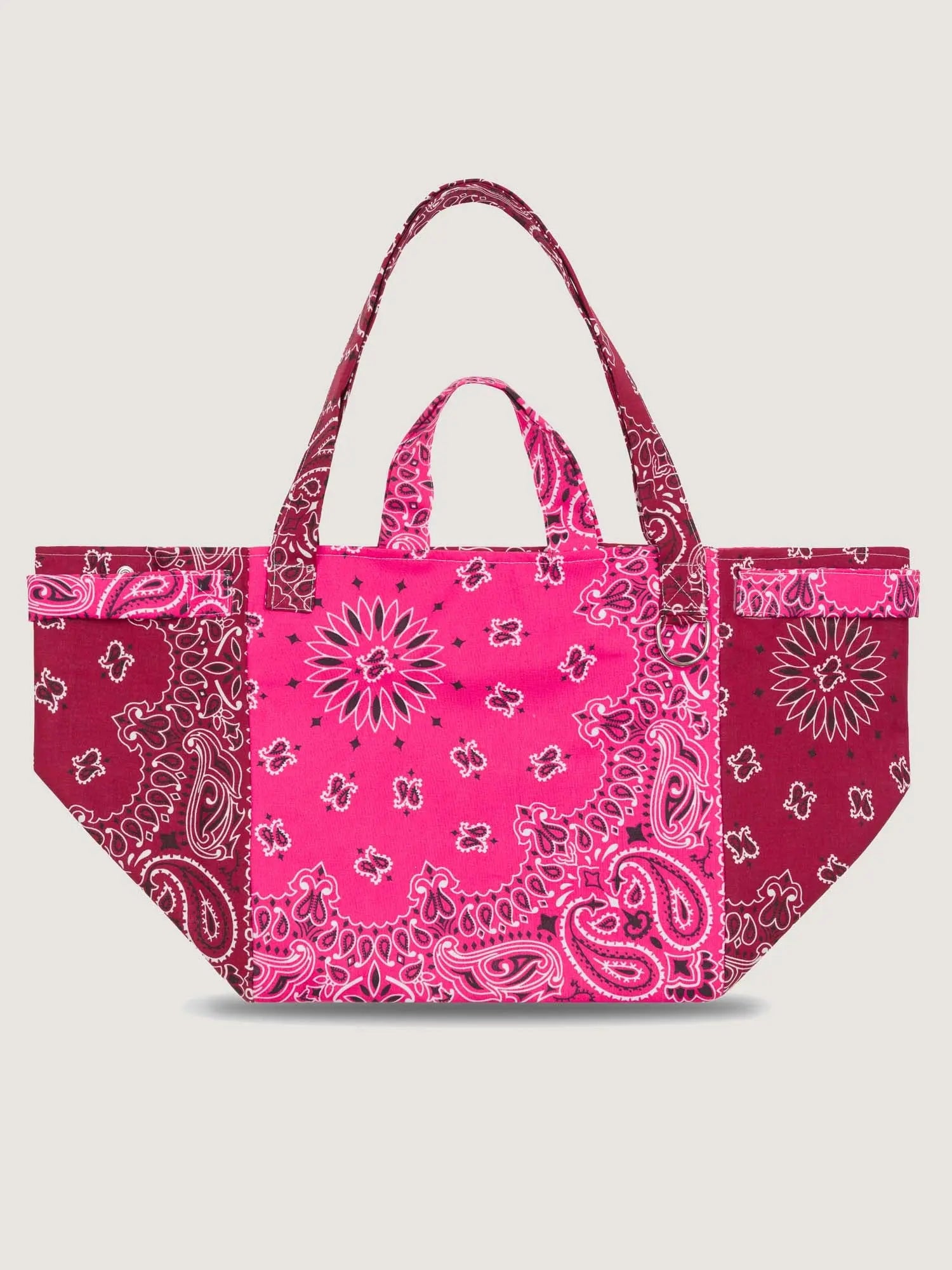 Trapeze bag - Fuchsia / Burgundy