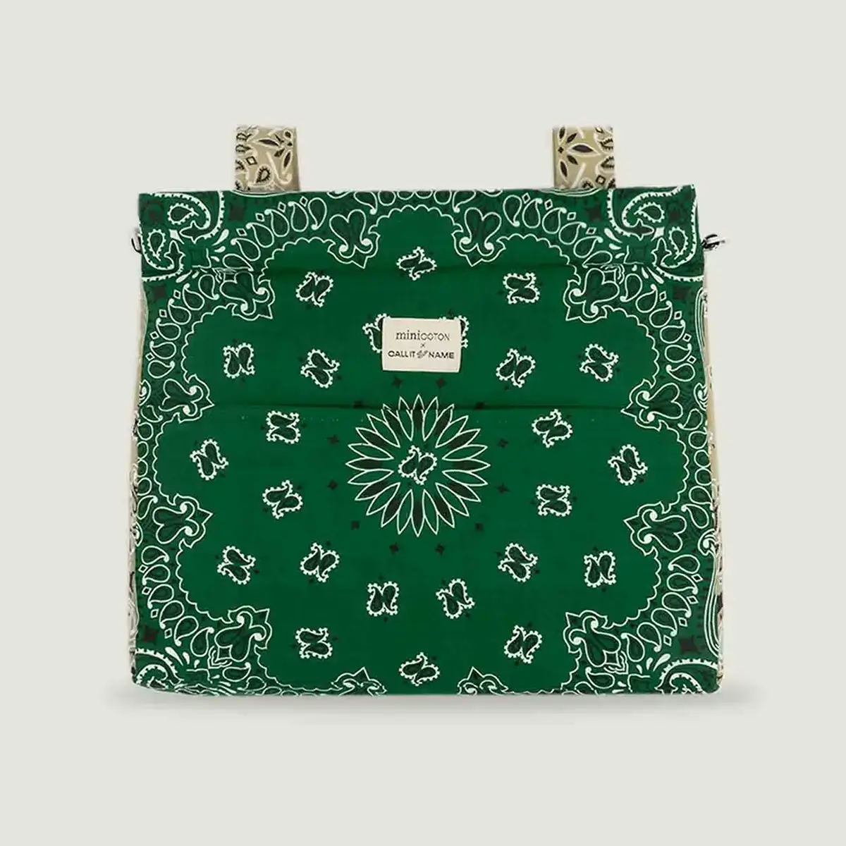 Icon Bag - Minicoton - Weekend Green / Beige - PRE-ORDER
