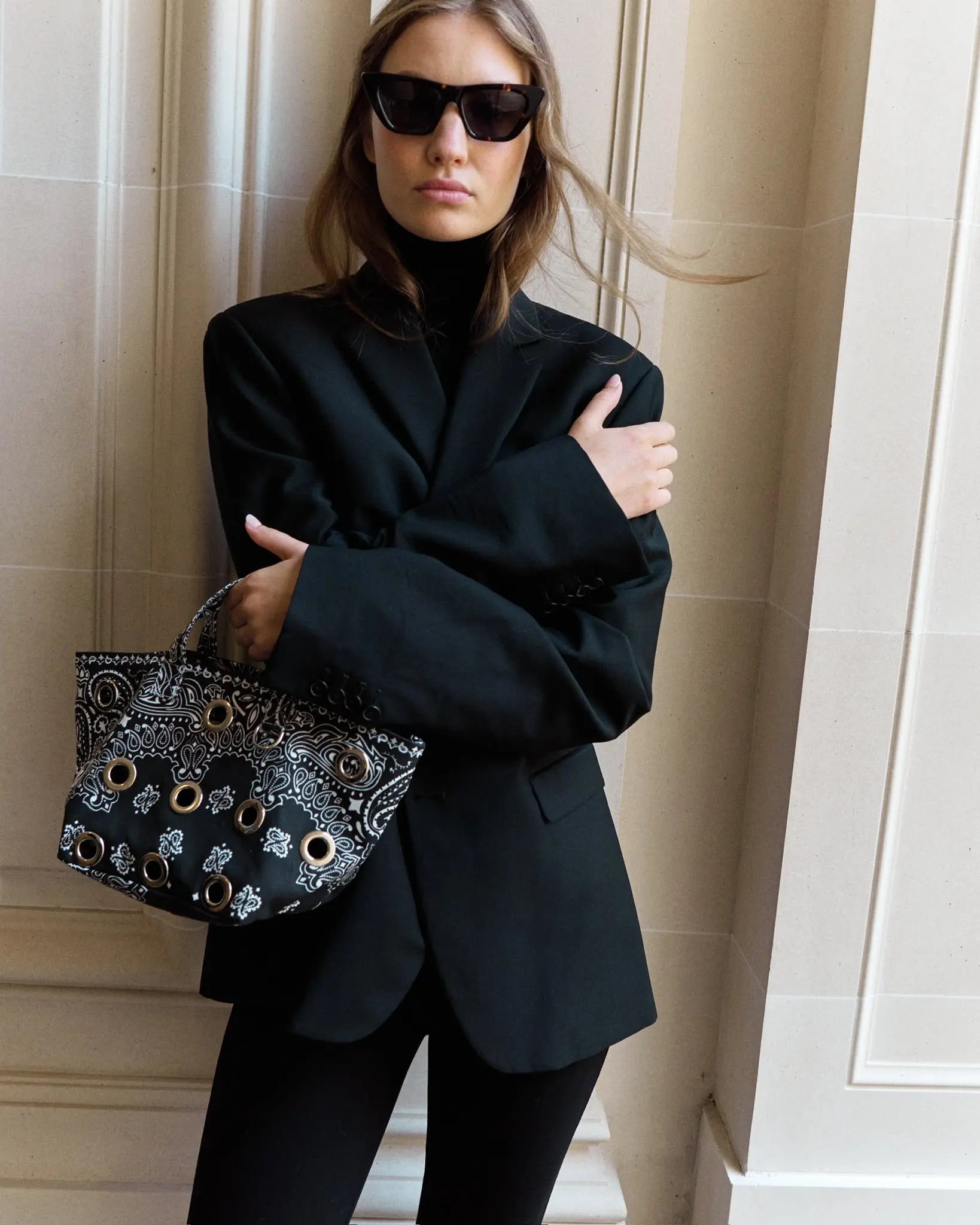 Mini Basket Œillets - All Black