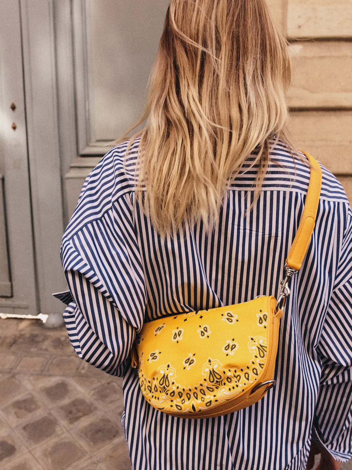 Sac Mini Moon cuir - All Gold