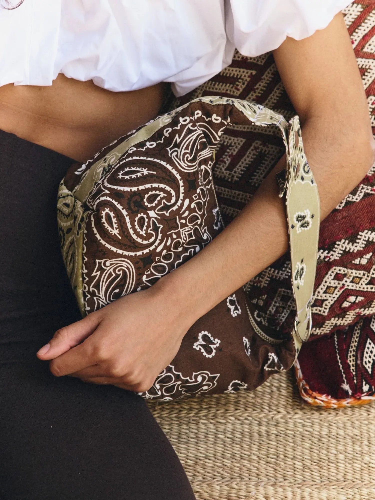 Mini Sac Berlingot - Marron / Beige