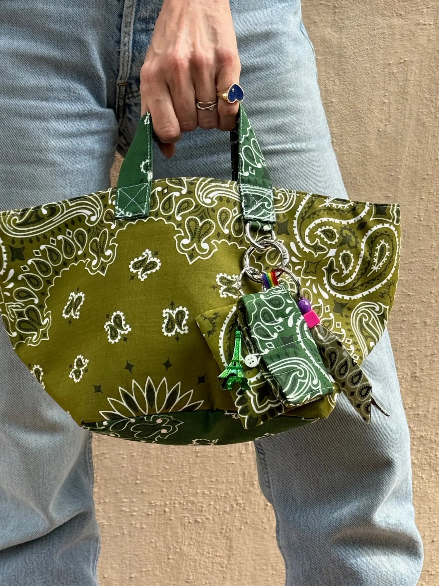 Mini Basket - Bronze / Week-end Green