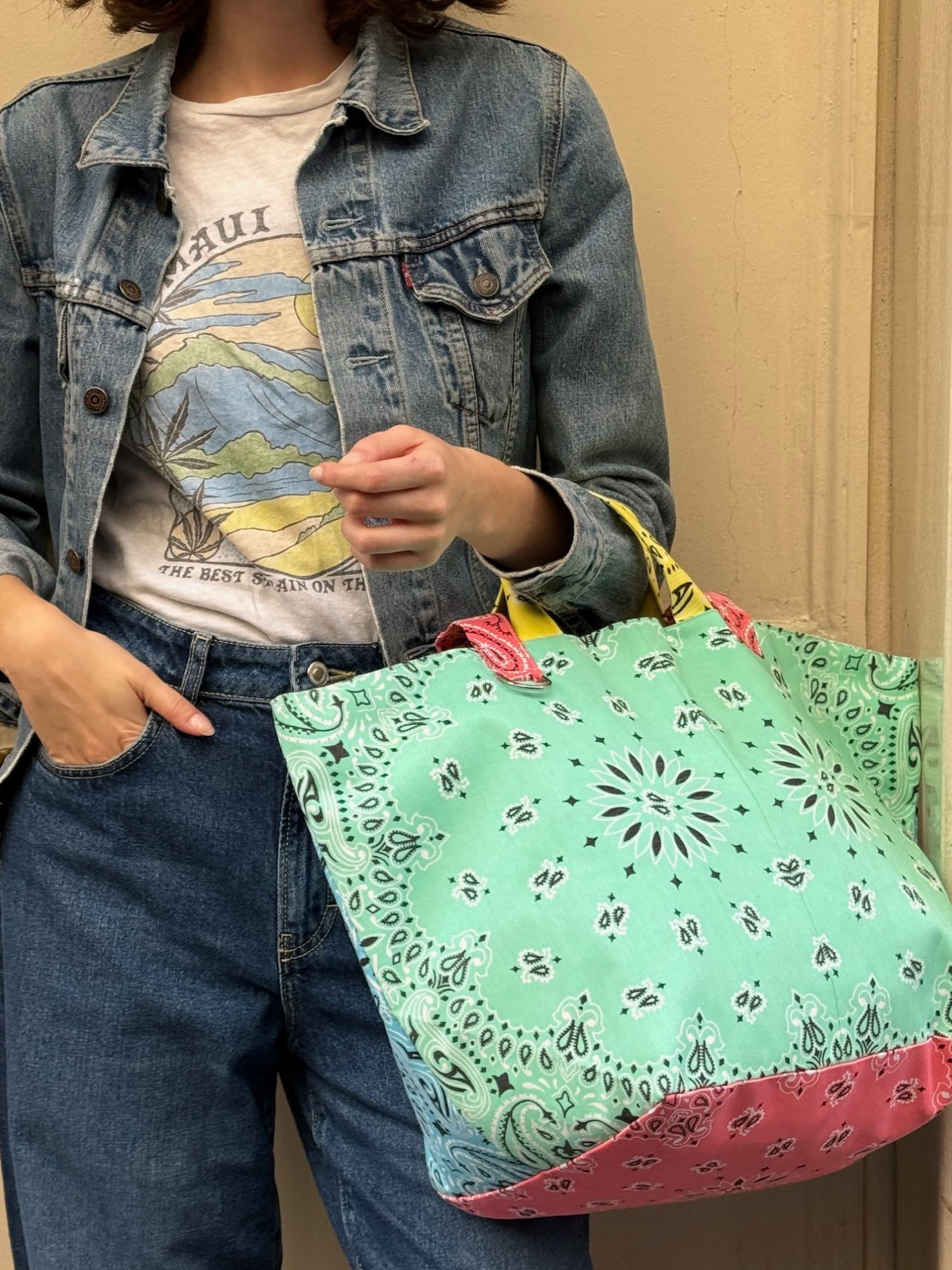 Basket - Pale Blue / Colorblock