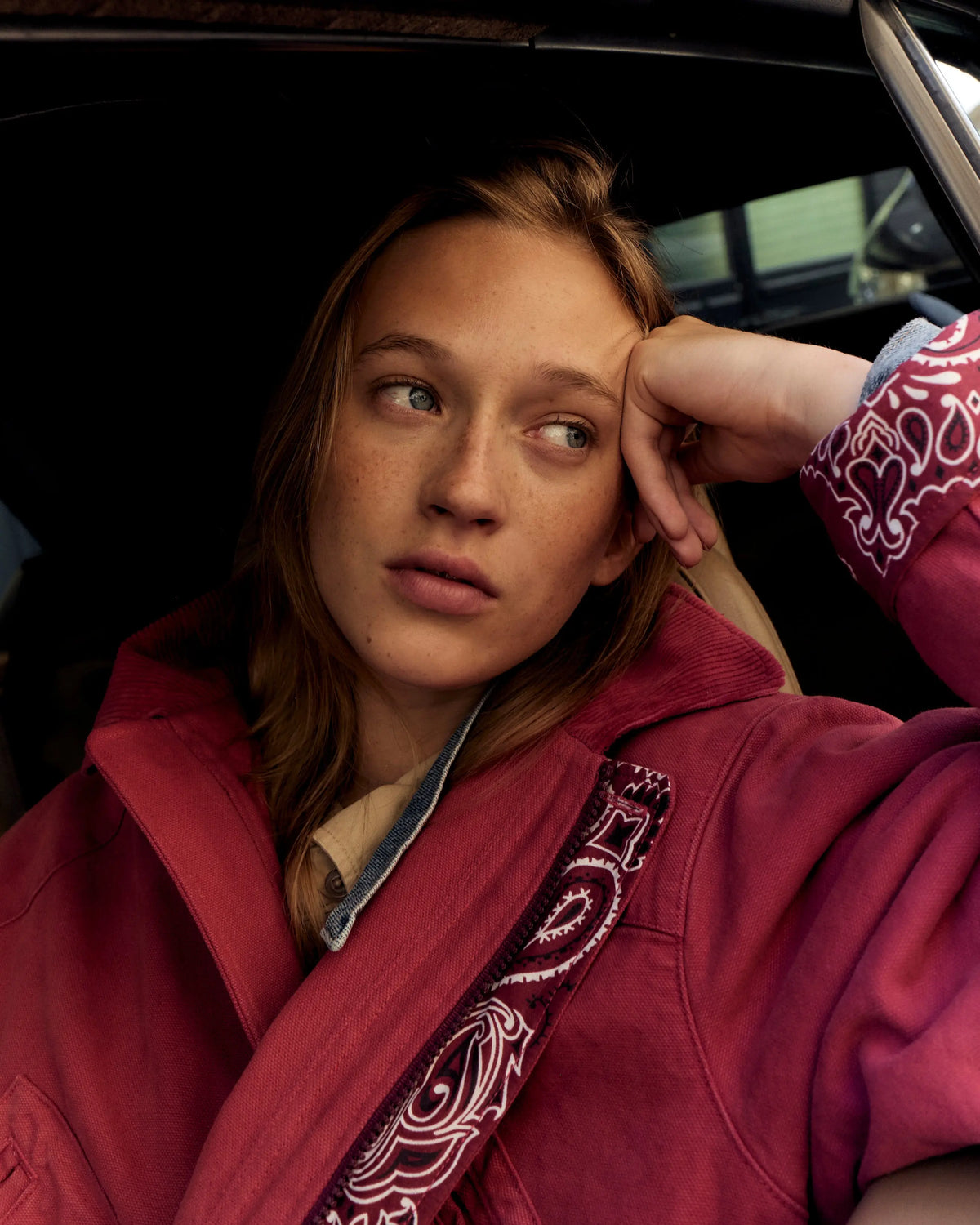 Barn Jacket - Cherry