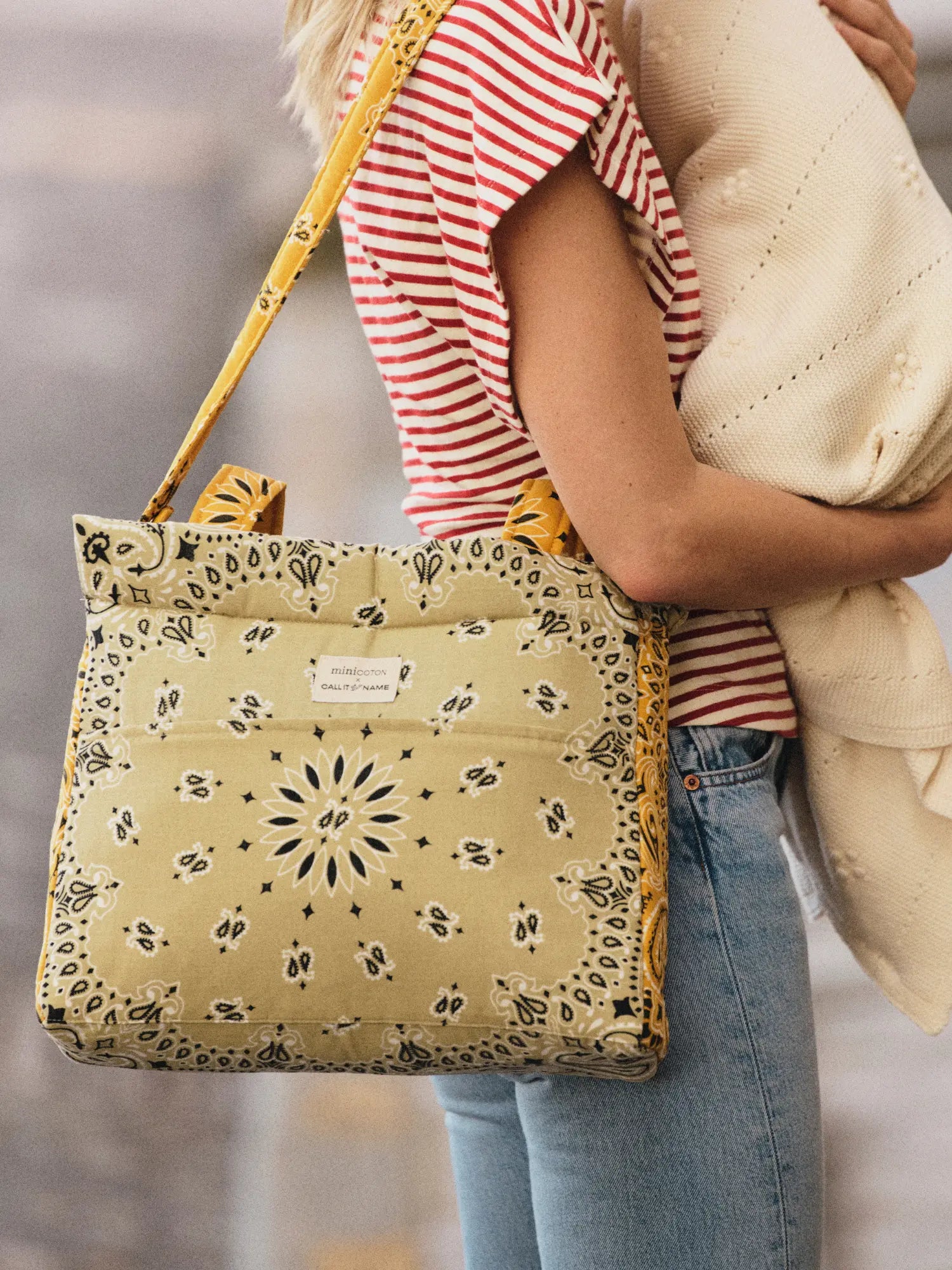 Sac Icon - Minicoton - Beige / Moutarde