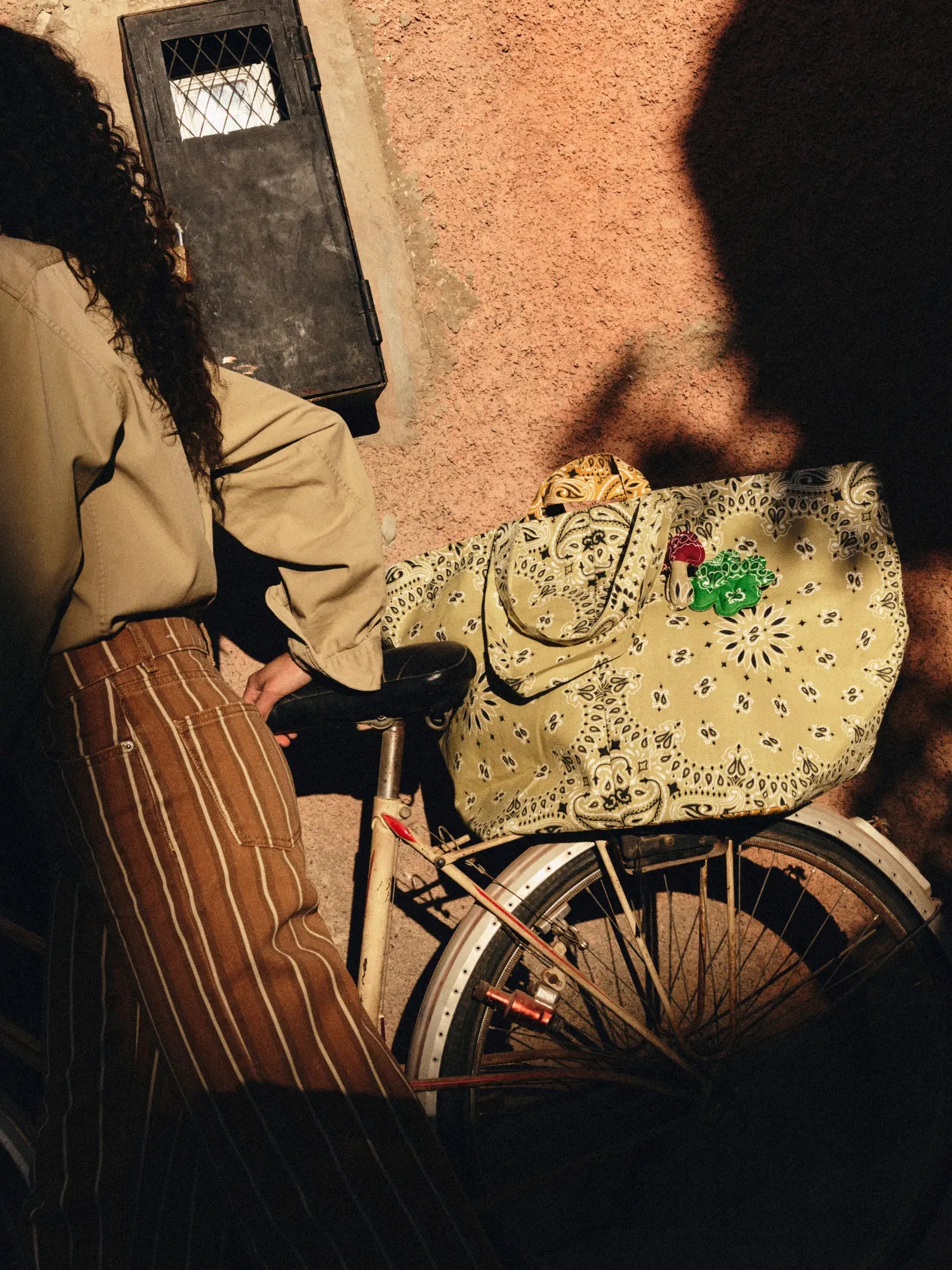Sac Week-End - Beige / Moutarde