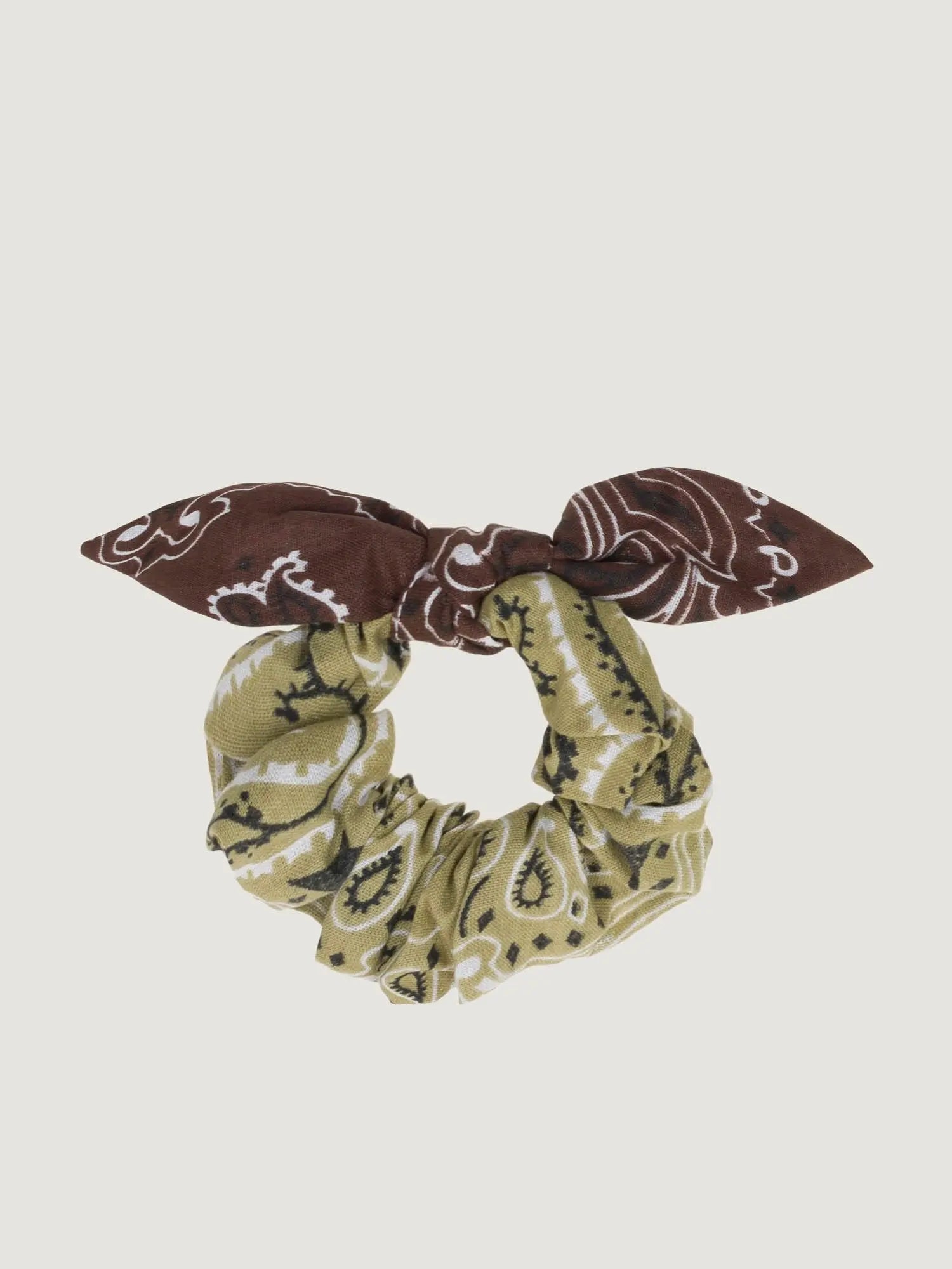 Scrunchy - Beige / Brown