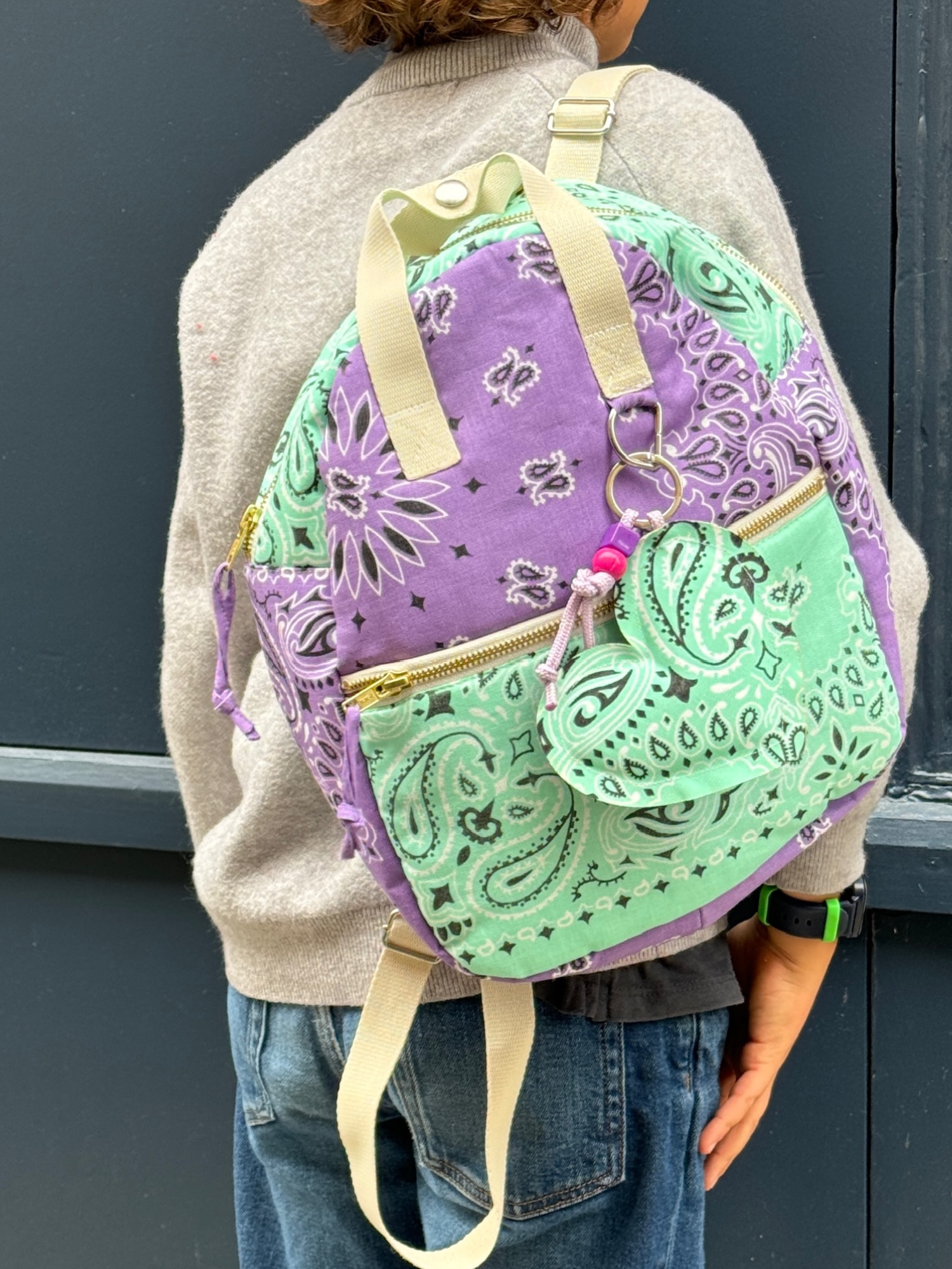 Sac à dos - Mint / Lilas