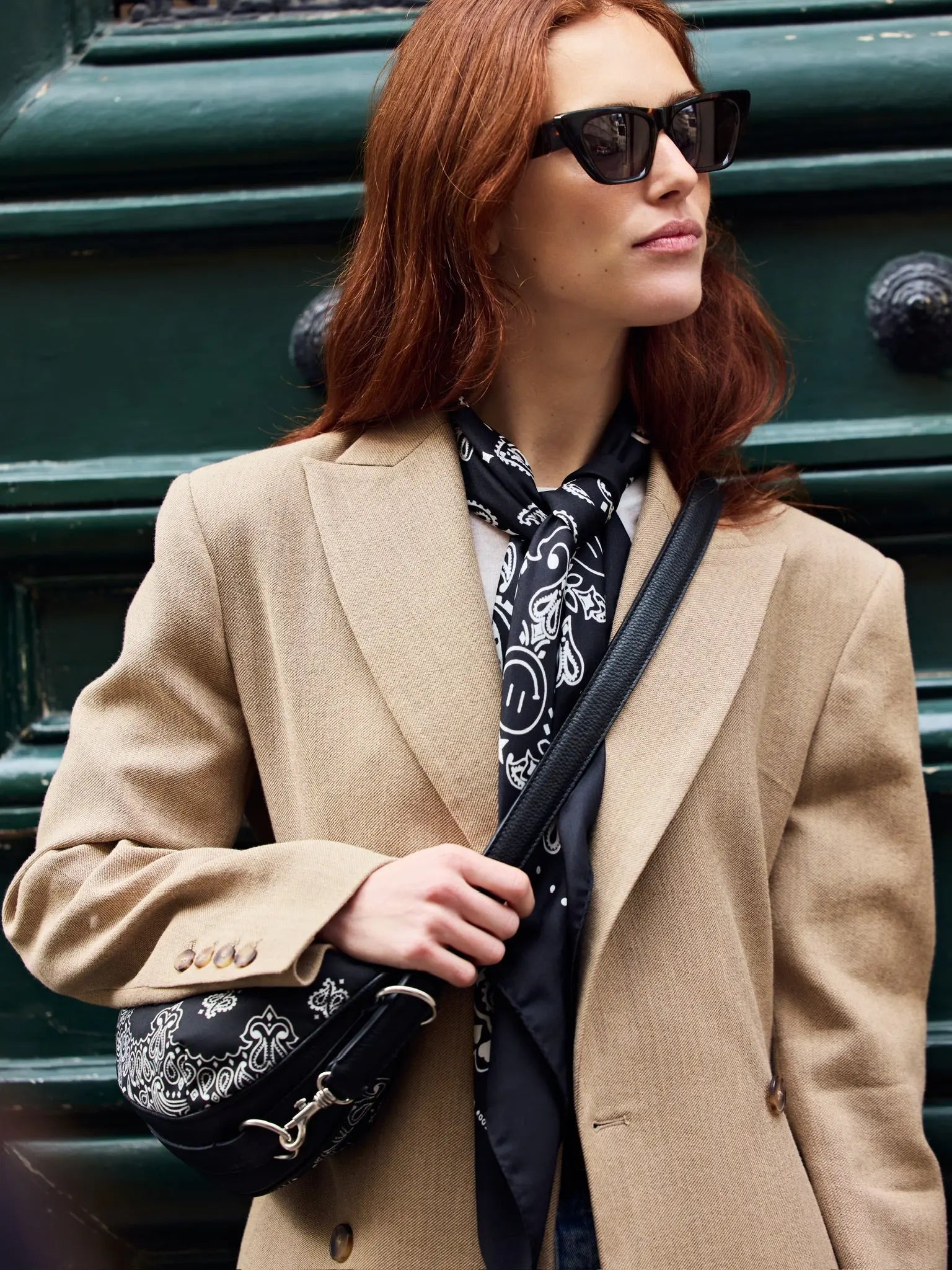 Sac Mini Moon cuir -  All Black