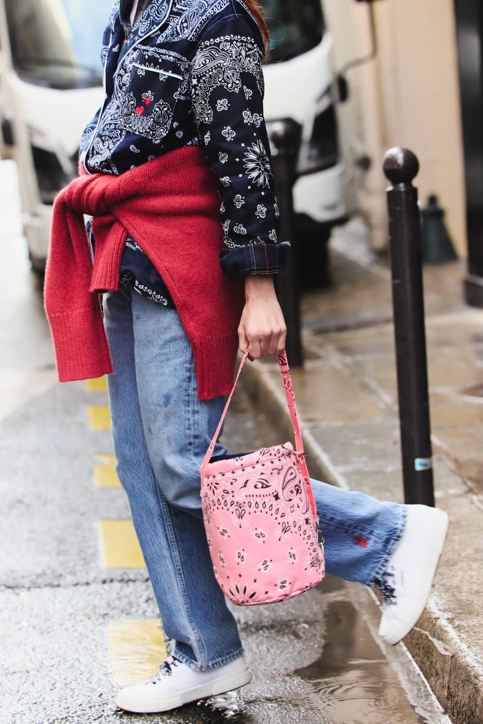 Sac Seau - Pale Pink / Strawberry Pink