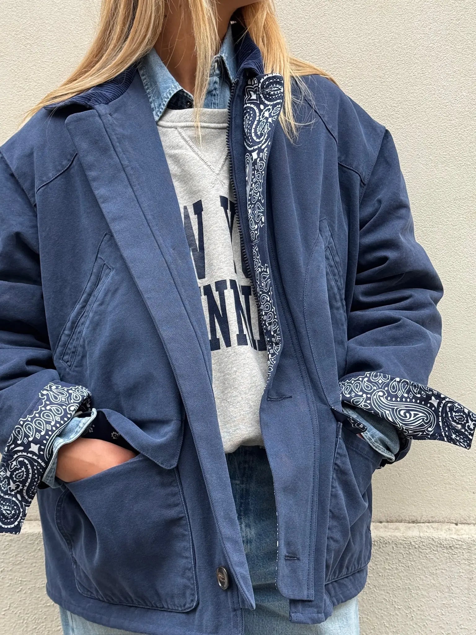 Barn Jacket - Navy 