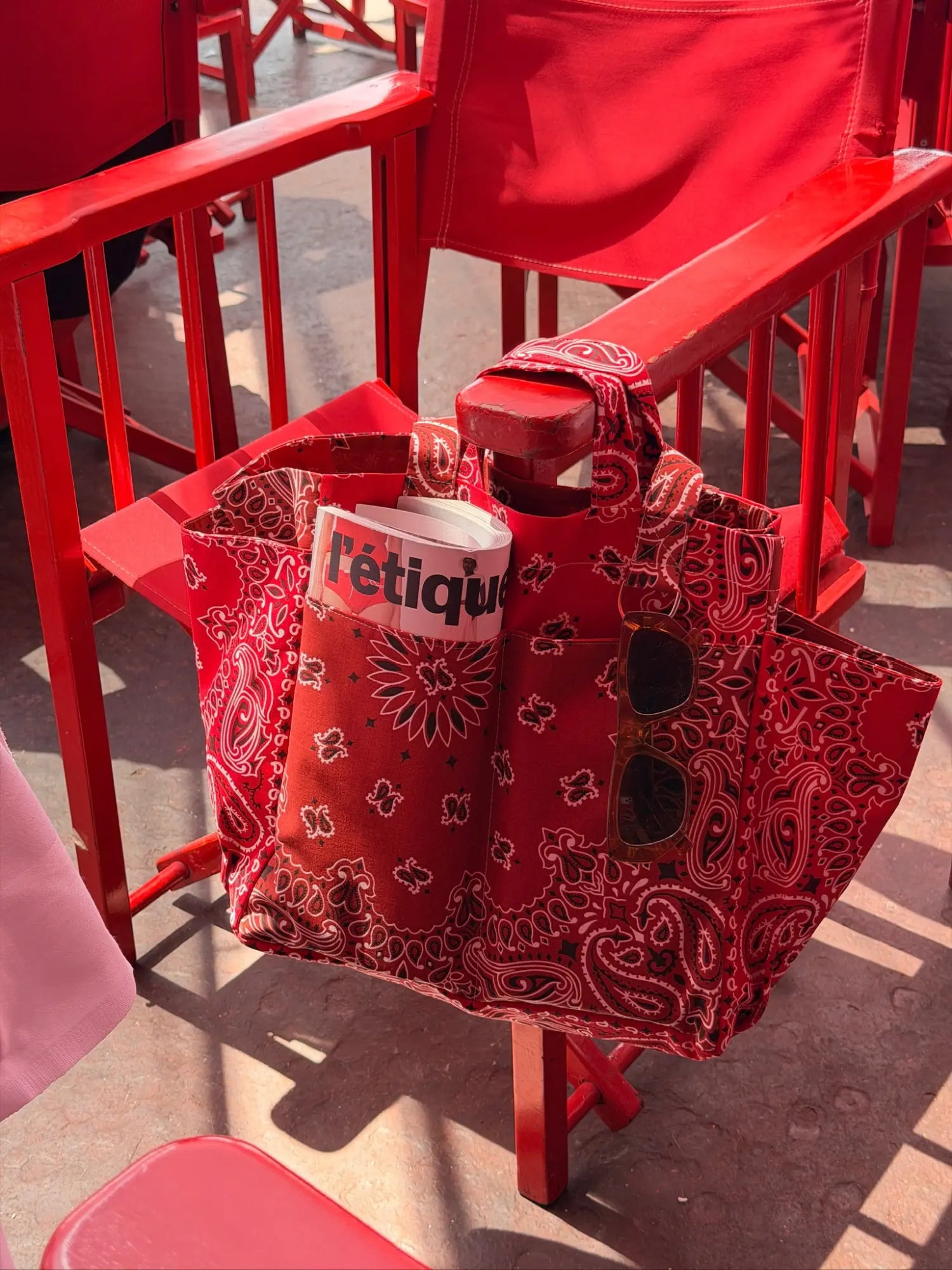 Picnic bag - Vintage red / Real red