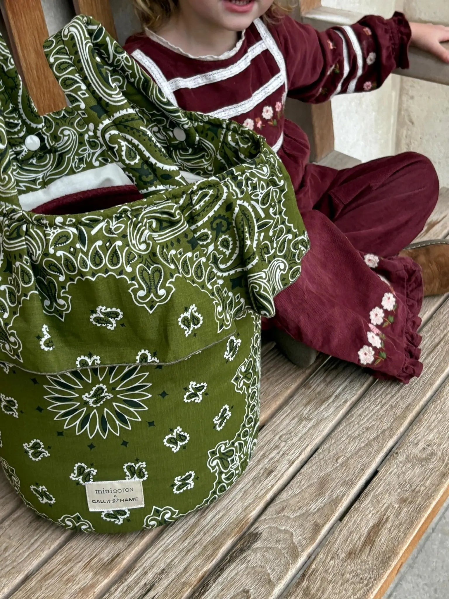 Sac basket - Minicoton - All Bronze