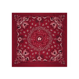 Silk Bandana - BURGUNDY - Small Model