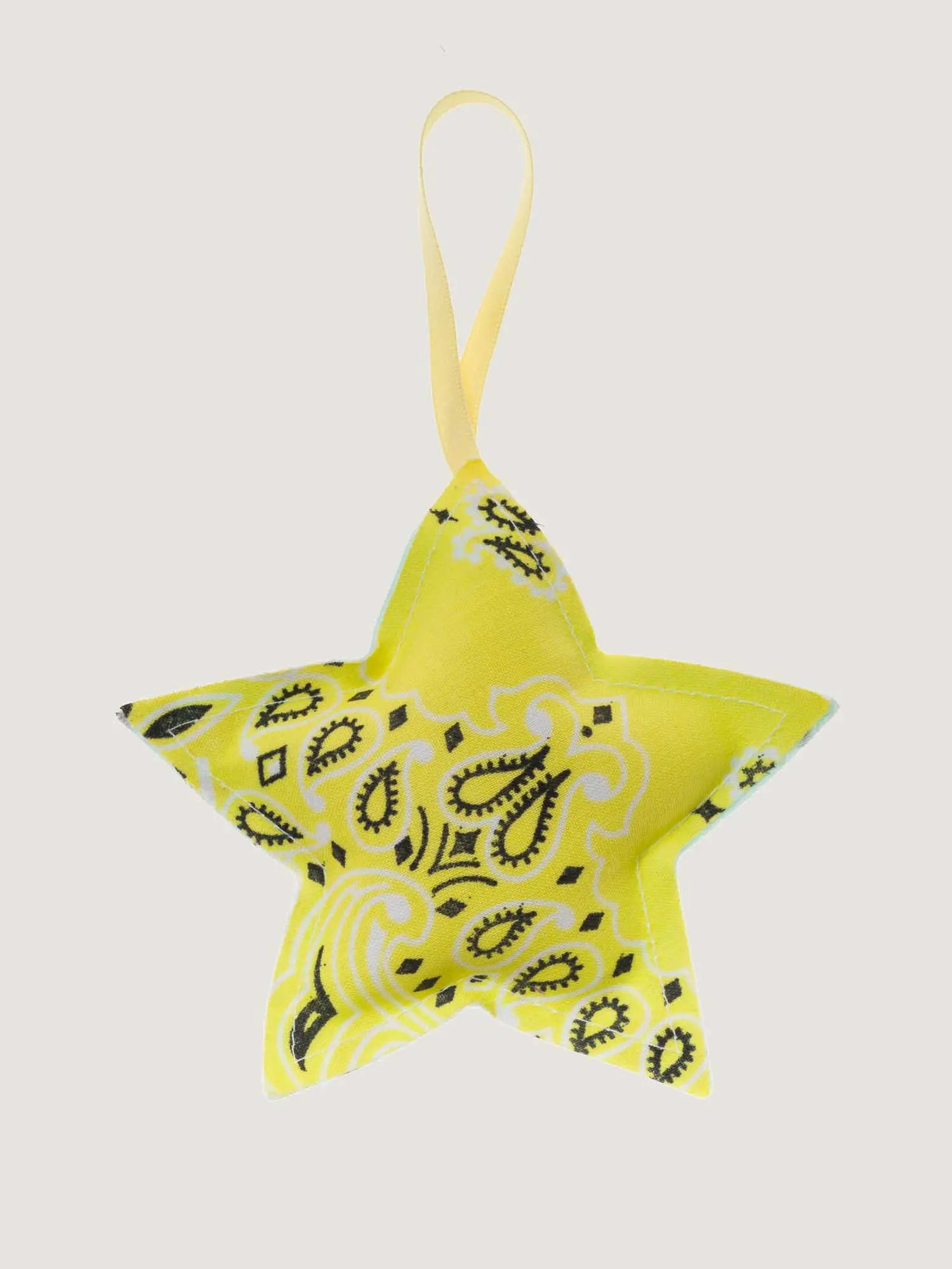 Boule de Noël - ÉTOILE - Mint / Pale Yellow