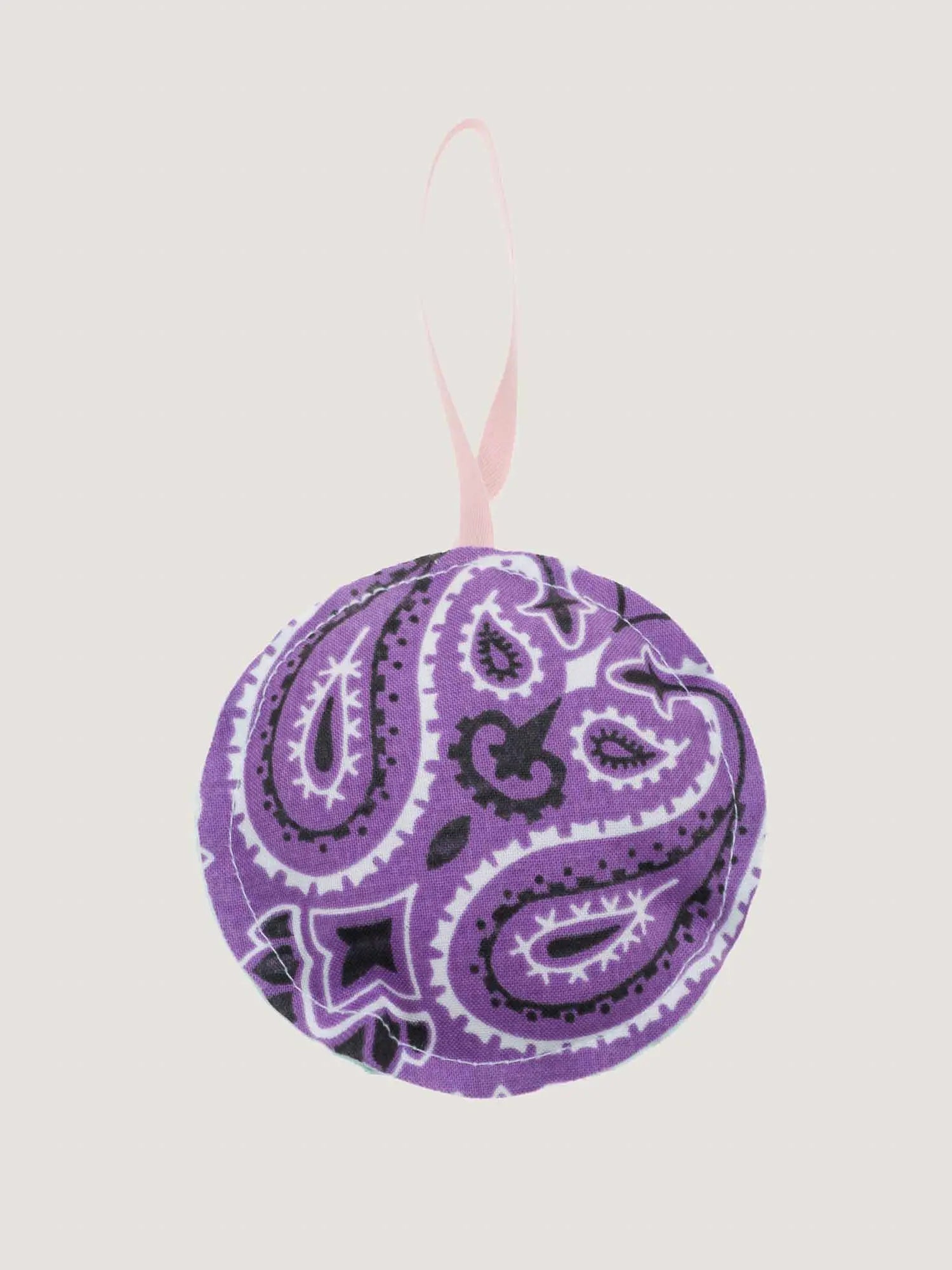 Boule de Noël - ROND - Mint / Lilas