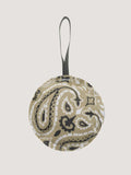 Christmas bauble - ROUND - Weekend Green / Beige