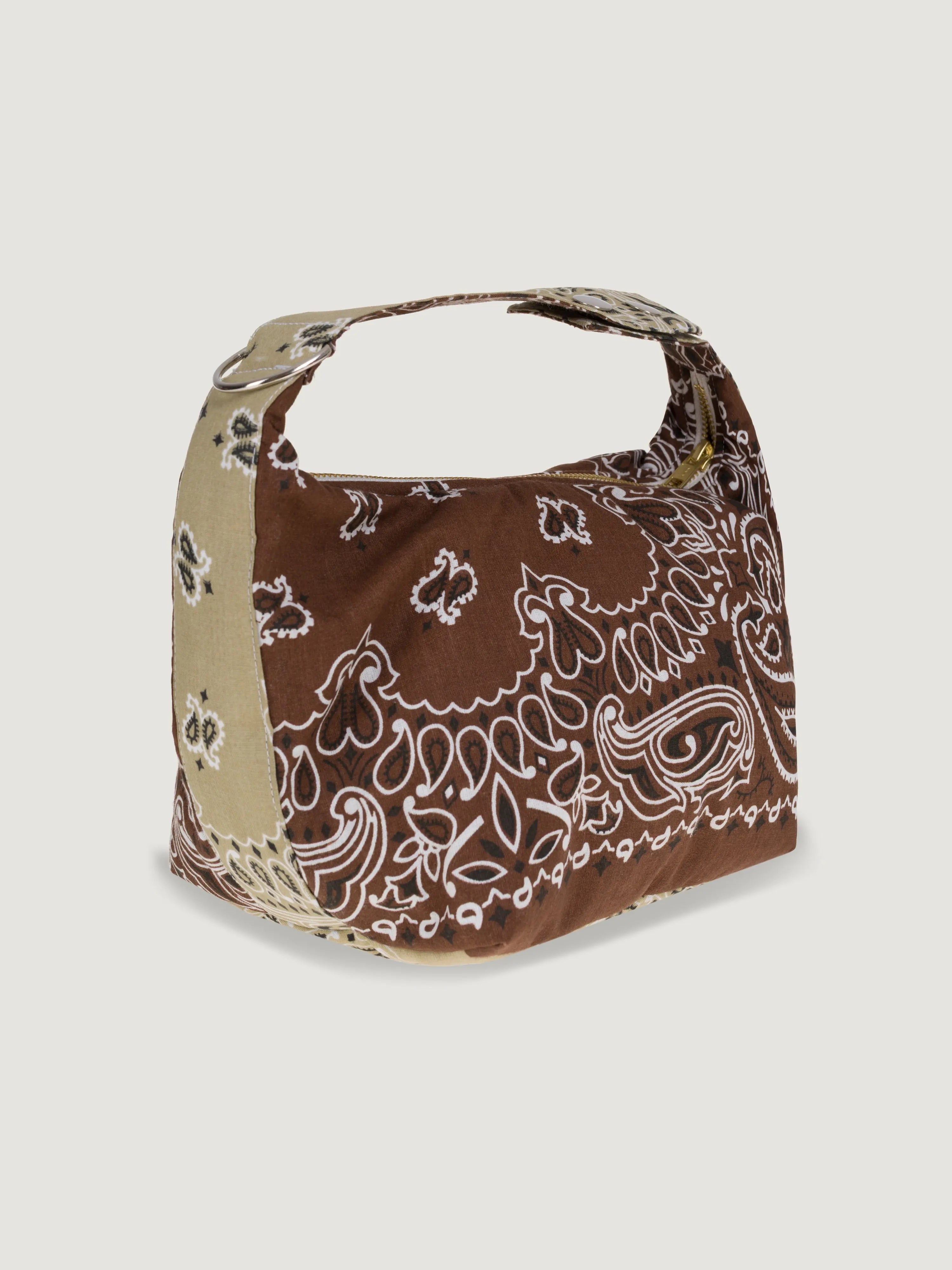 Mini Berlingot Bag - Brown / Beige