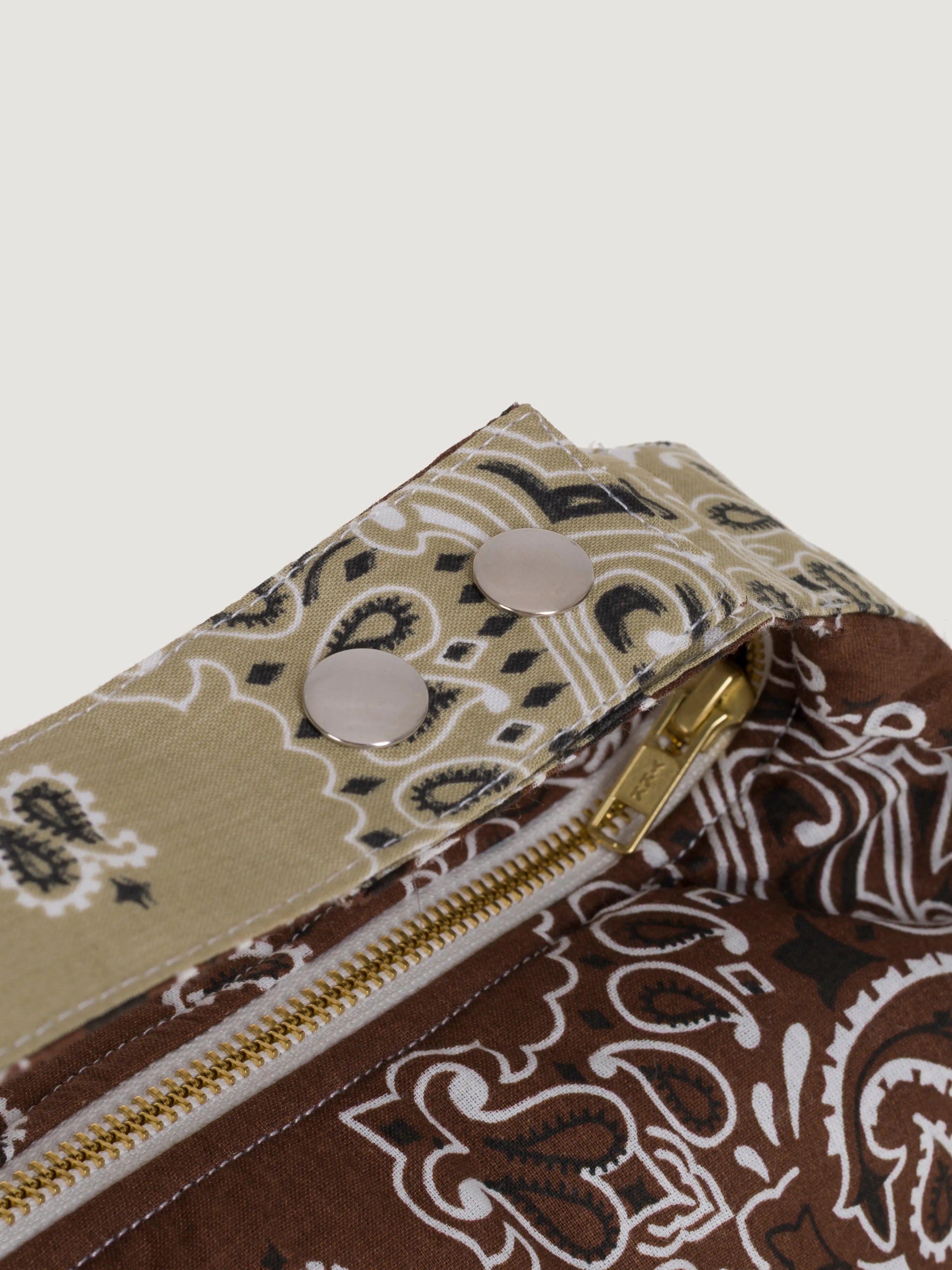 Mini Berlingot Bag - Brown / Beige