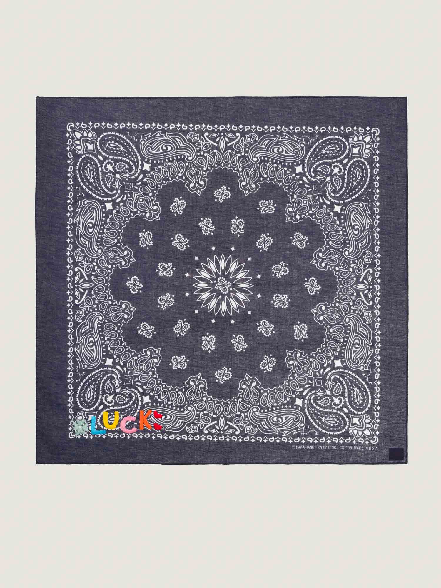Bandana - Petite Broderie - LUCK - Navy