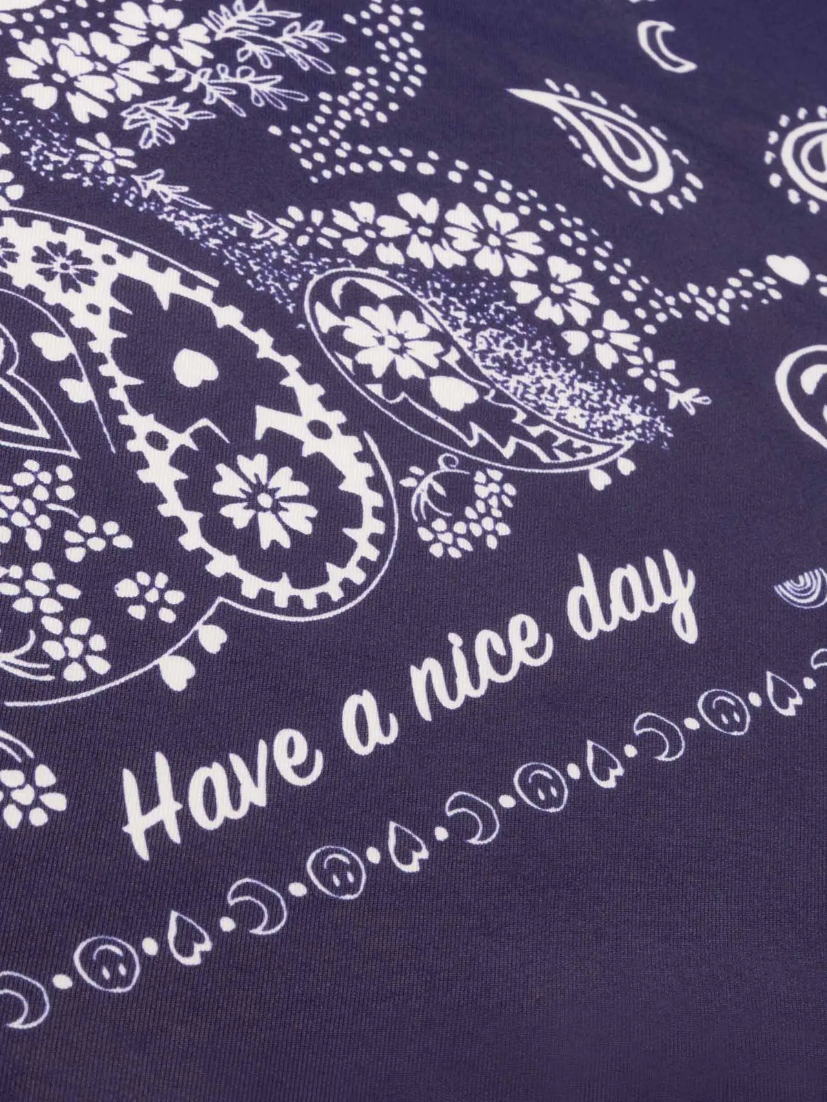 Bandana Classique en Soie - NAVY - Grand Modèle