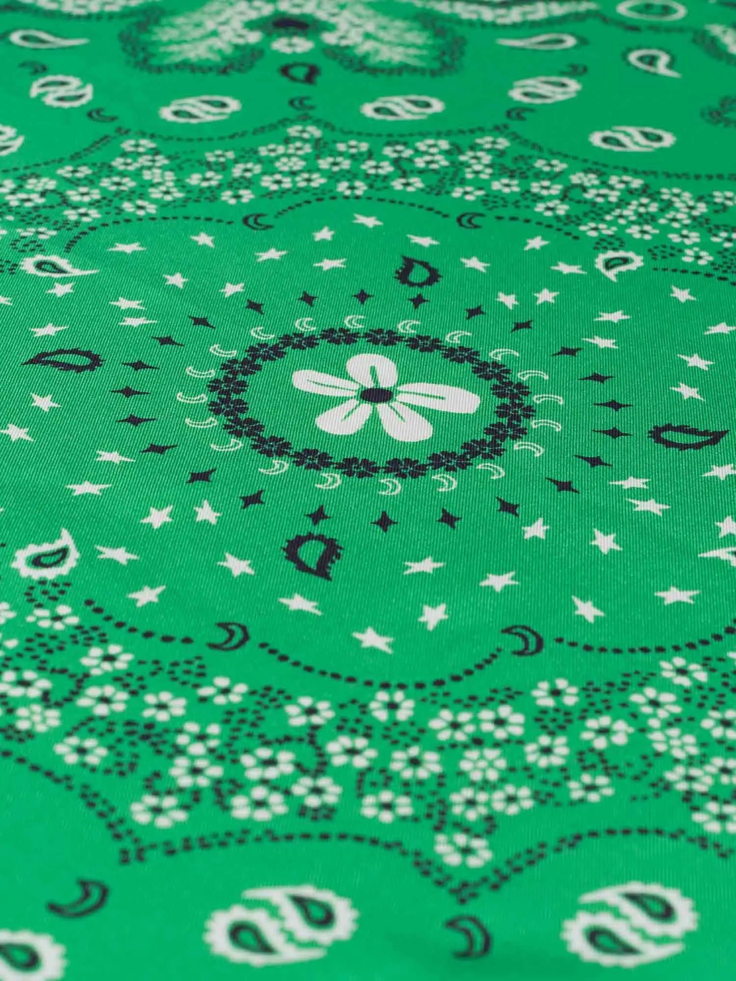 Bandana en Soie - CLASSIC GREEN - Petit Modèle