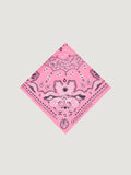 Bandana en Soie - ROSE - Petit Modèle
