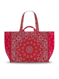 Maxi Cabas Matelassé - LOVE- Vintage Red / Real Red