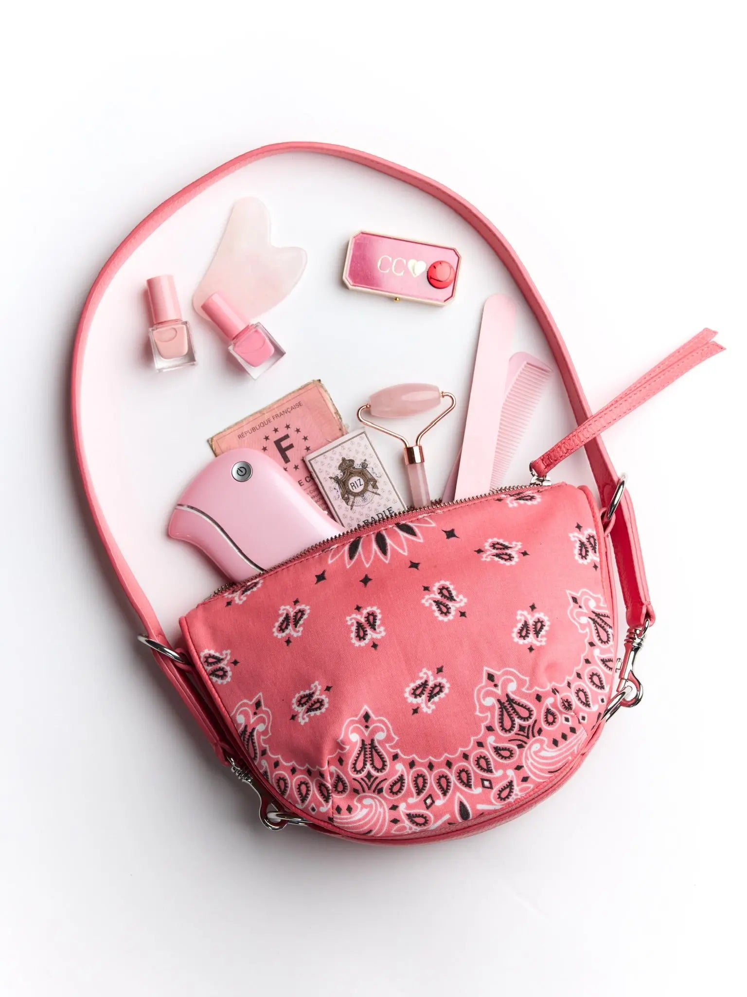 Sac Mini Moon cuir -  All Strawberry