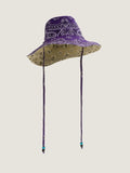 Hat - Violet / Beige