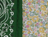Maxi Cabas Matelassé Liberty - LOVE -  Vert Week-end