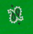 Bandana - Petite Broderie - LUCK - Vert Gazon