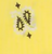 Bandana - Petite Broderie - LOVE - Pale Yellow