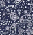 Bandana en Soie - NAVY MI COLAZON - Petit Modèle