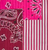 Chemise rayée unisexe - Bordeaux / Fuchsia