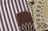 Short rayé - Marron / Beige
