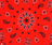 Bandana en soie - STAR - ORANGE SANGUINE - Petit Modèle